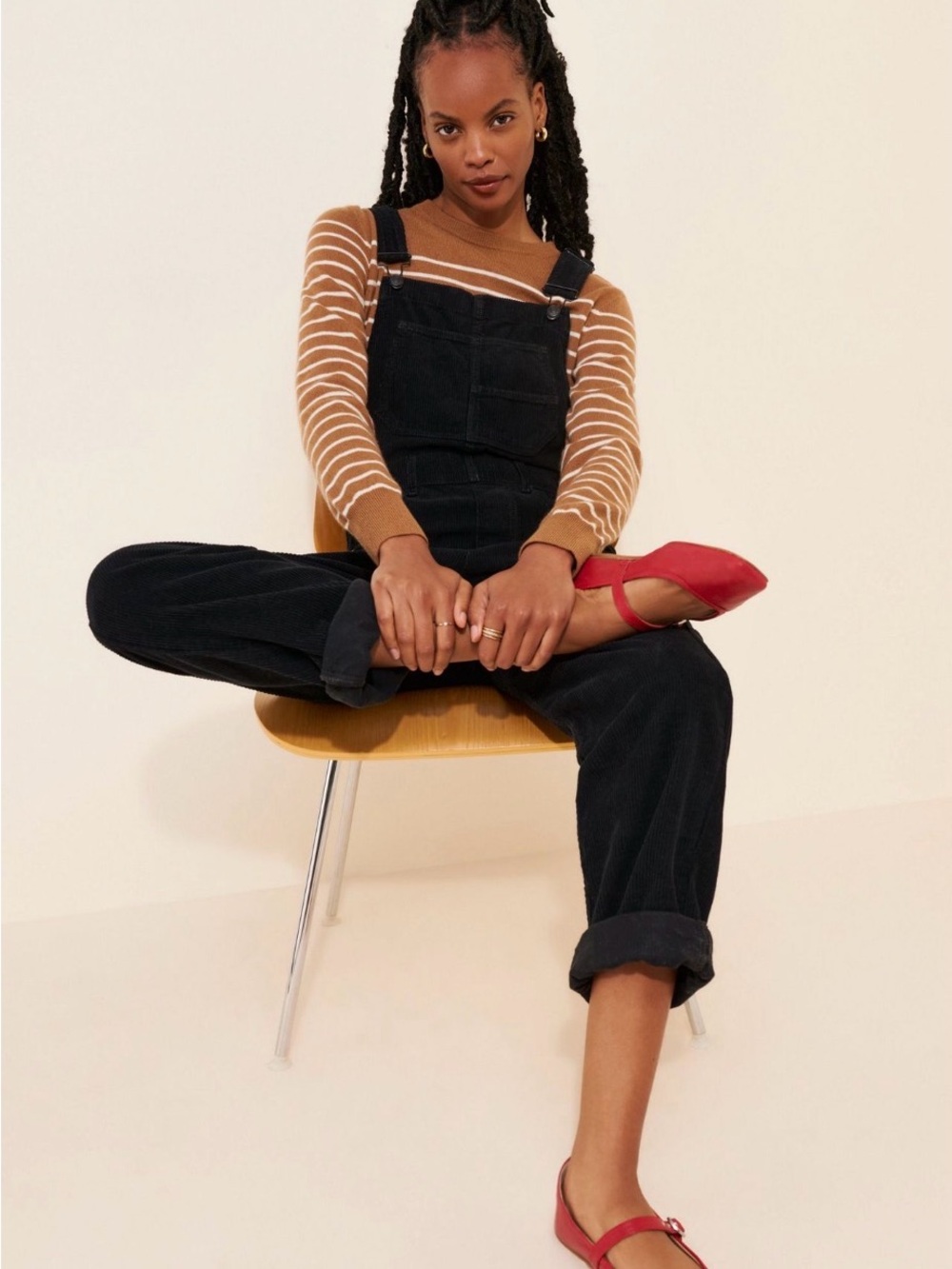 Free People Ziggy Cord Overalls